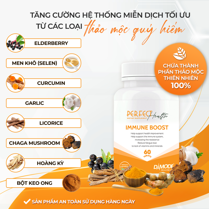 Immune Boost - Siêu Phẩm Tăng Cường Sức Đề Kháng Toàn Diện