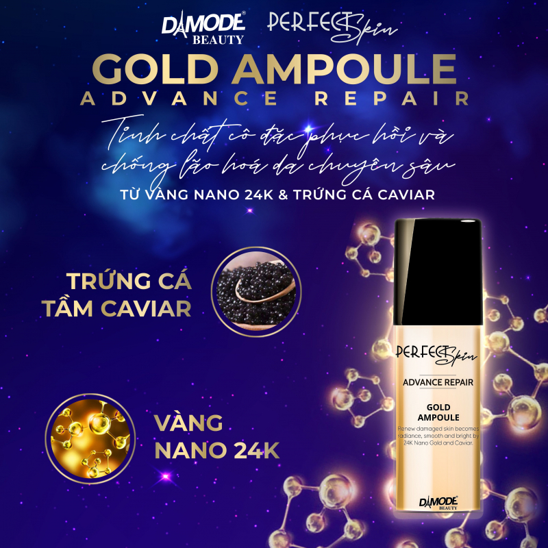 Gold Ampoule - Tinh Chất Cô Đặc Phục Hồi & Chống Lão Hoá Da Chuyên Sâu