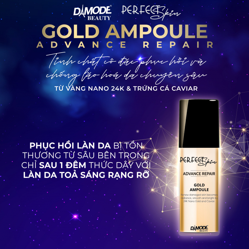 Gold Ampoule - Tinh Chất Cô Đặc Phục Hồi & Chống Lão Hoá Da Chuyên Sâu