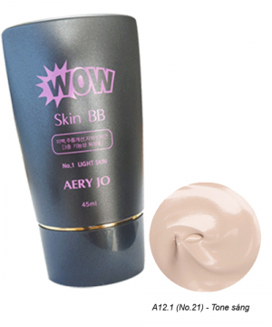 Milky Dress - Kem BB trang điểm chống nắng cao - Aery Jo Wow Skin BB No 21 SPF 30PA +++ - tông sáng (45ml)