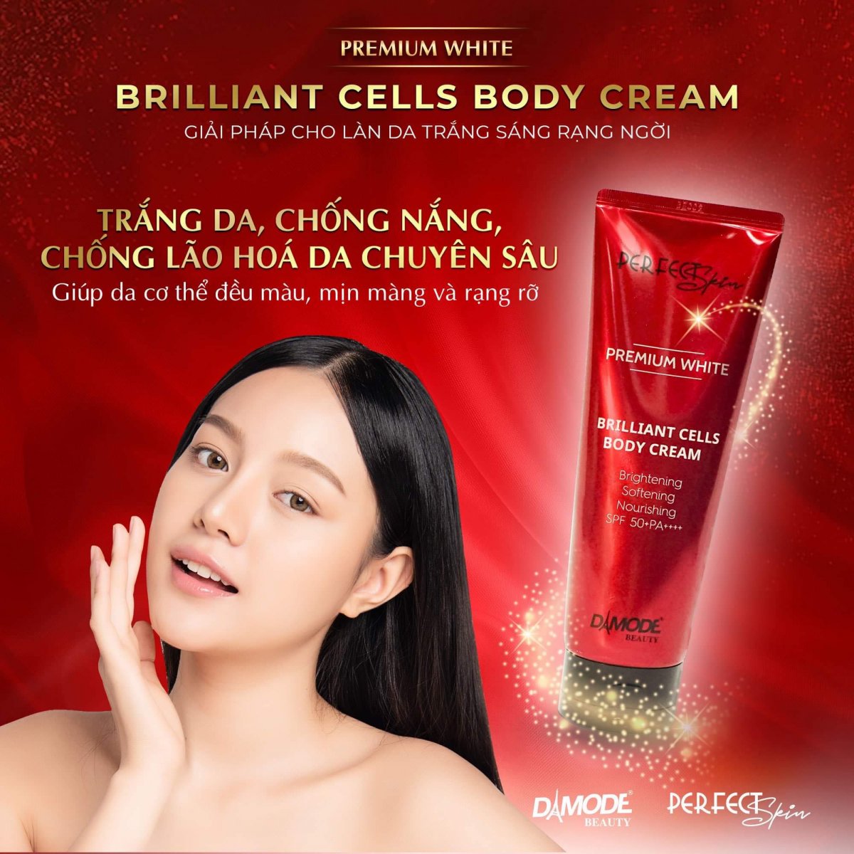 Brilliant Cell Body Cream - Kem Dưỡng Thể Trắng Da, Chống nắng, Chống lão hóa