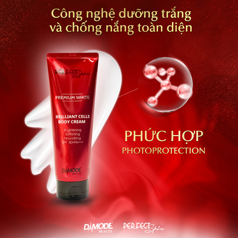 Brilliant Cell Body Cream - Kem Dưỡng Thể Trắng Da, Chống nắng, Chống lão hóa