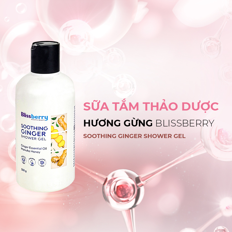 Sữa Tắm Thảo Dược Blissberry Soothing Ginger