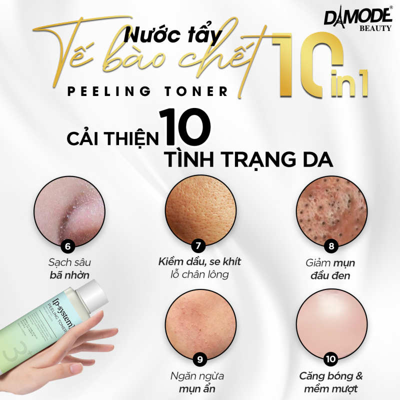 PEELING TONER - Nước Tẩy Da Chết, Dưỡng Da 