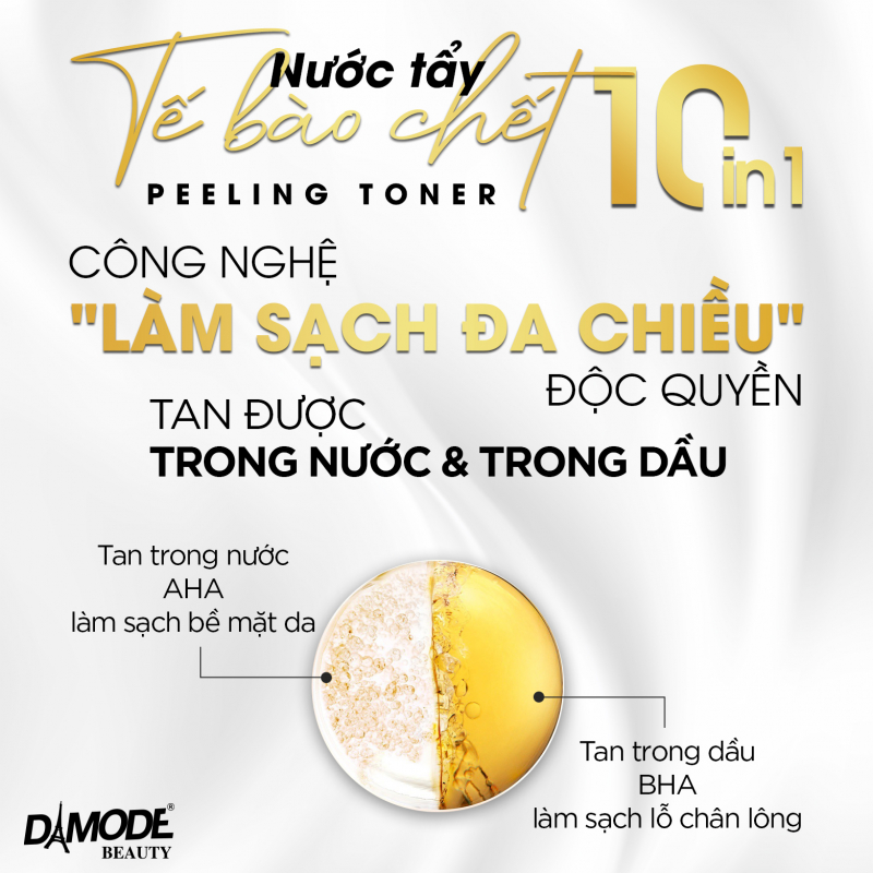 PEELING TONER - Nước Tẩy Da Chết, Dưỡng Da 