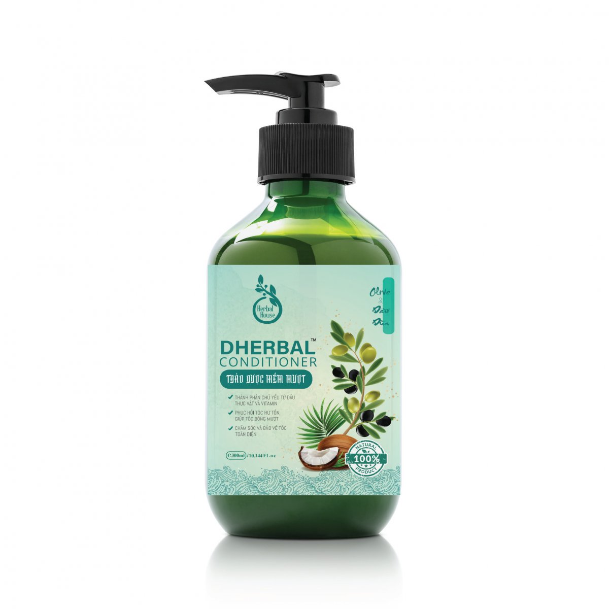 Dầu Xả Tóc Chắc Khỏe, Suôn Mượt - DHerbal Conditioner