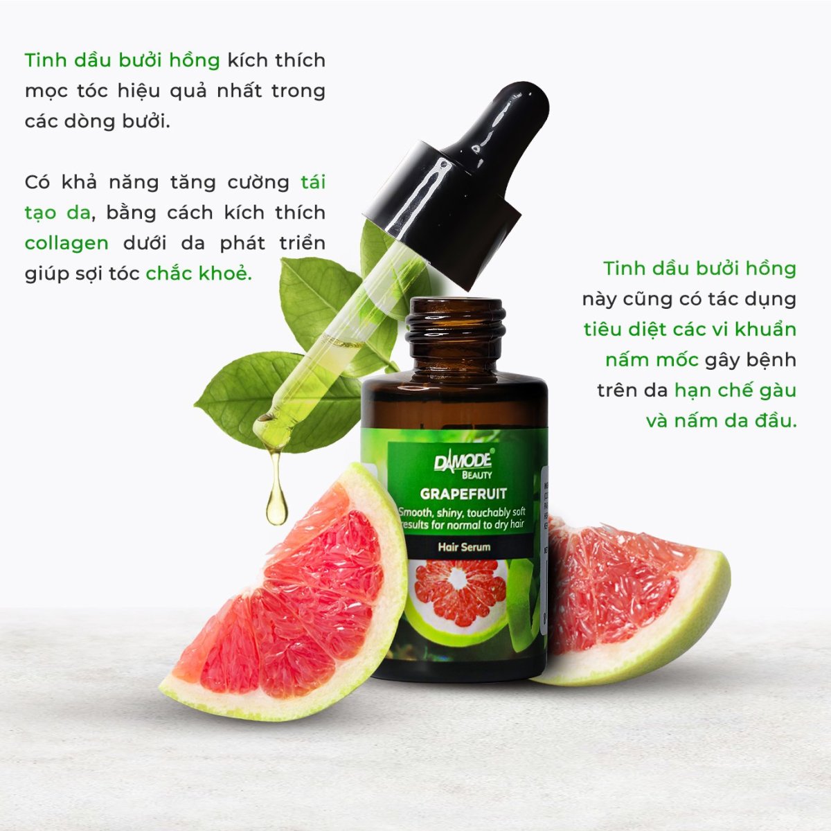 Grapefruit Hair Serum - Tinh dầu dưỡng, kích thích mọc tóc (30ml)