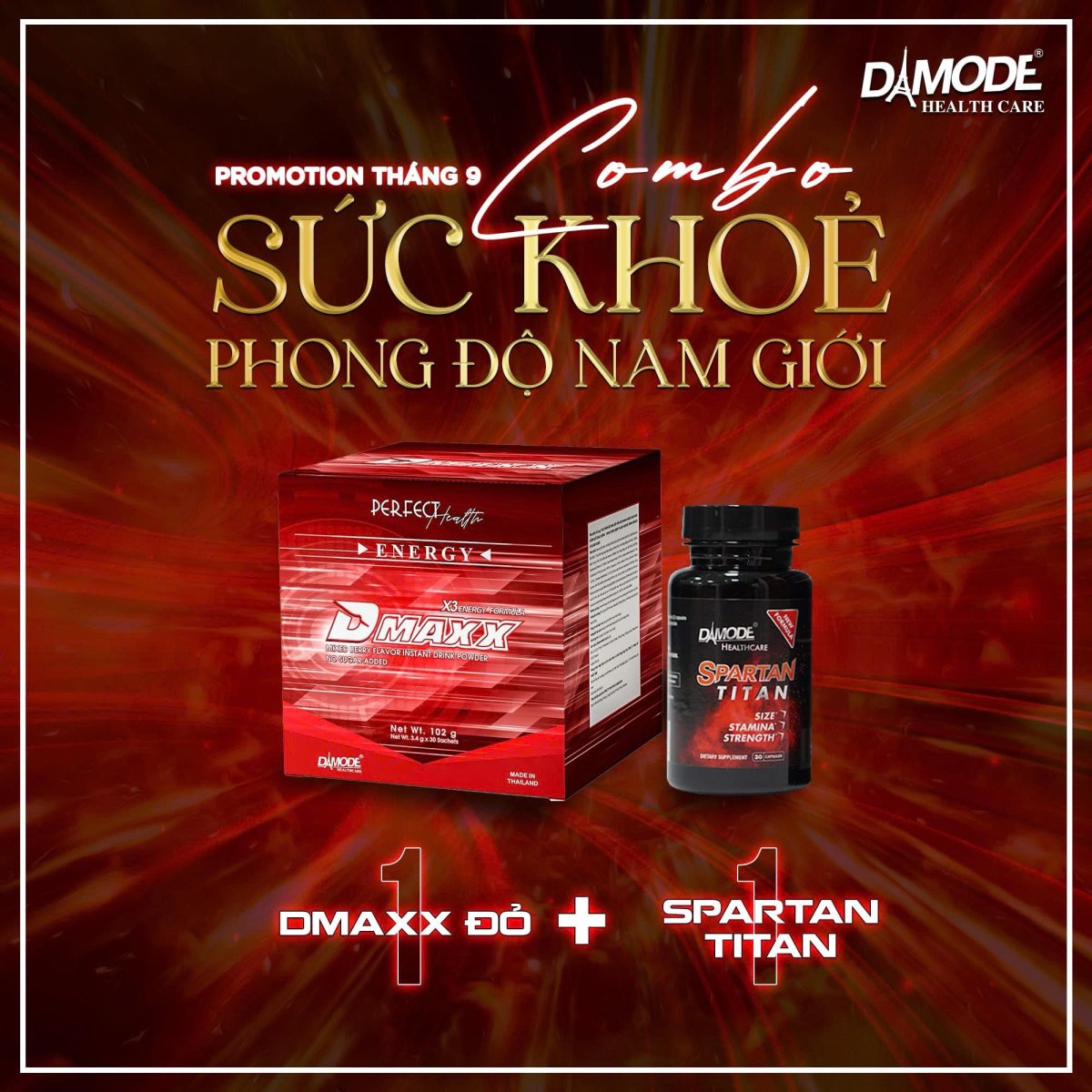 COMBO SỨC KHỎE & PHONG ĐỘ NAM GIỚI