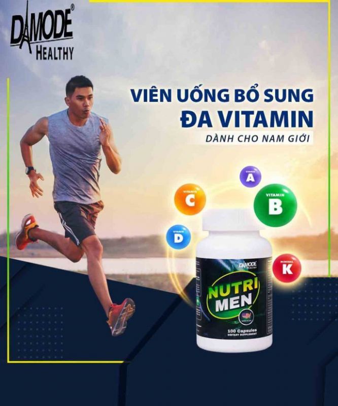 NutriMen - Vitamin, Khoáng chất, Tăng Sức Đề Kháng cho Nam