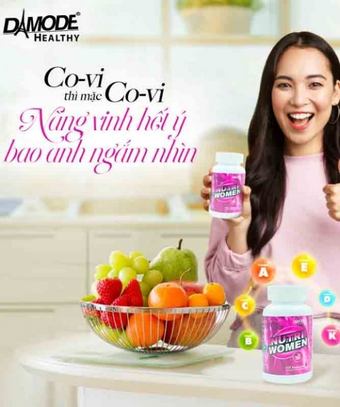 NutriWomen - Vitamin, Khoáng chất, Tăng Sức Đề Kháng cho Nữ