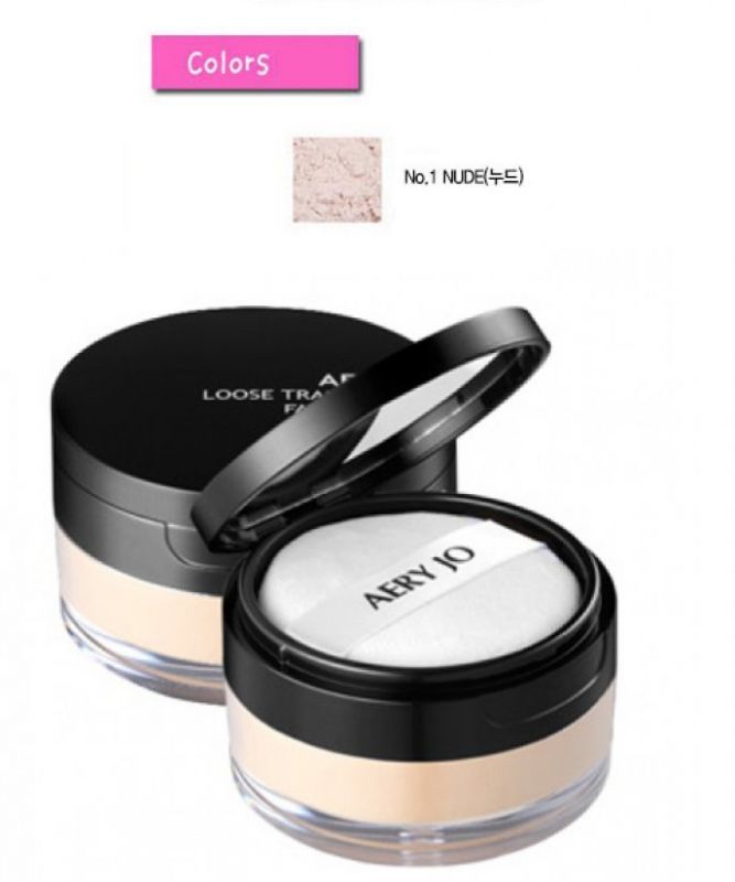 Milky Dress - Phấn bột che khuyết điểm - Aery Jo Loose Translucent Face Powder #No01 tông sáng