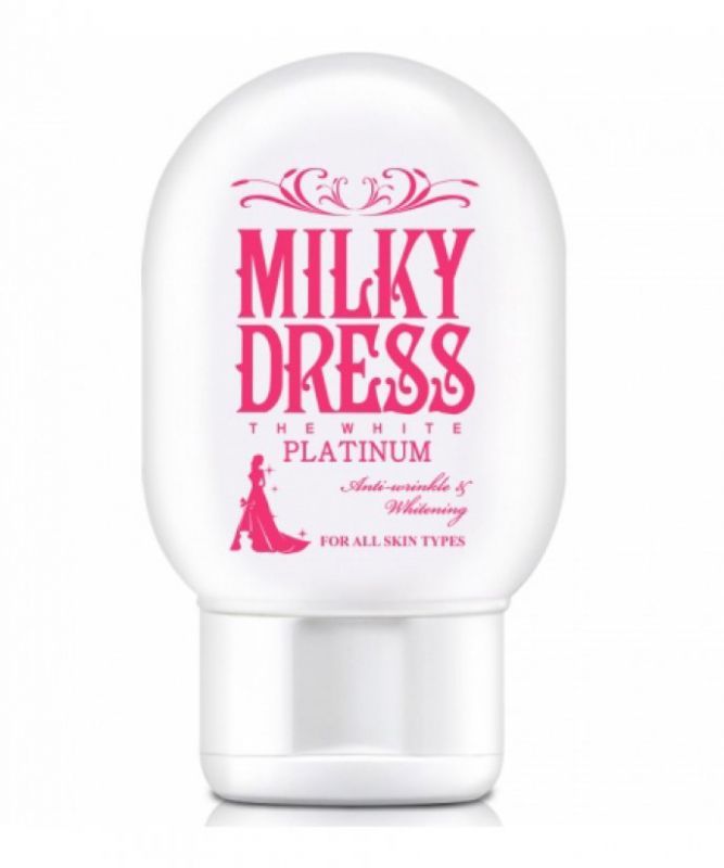 Milky Dress - Sữa dưỡng trắng chống lão hoá The White Platinum- 65g